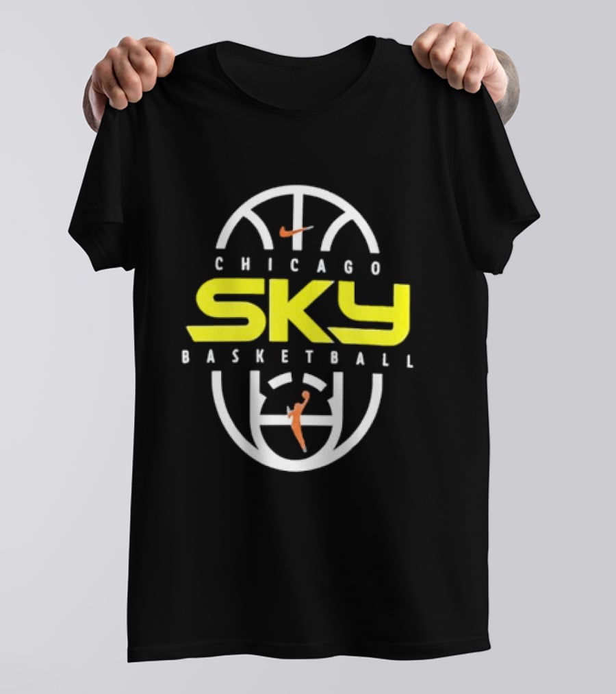 Chicago Sky Basketball 2026 On Court Authentic Practice T-Shirt