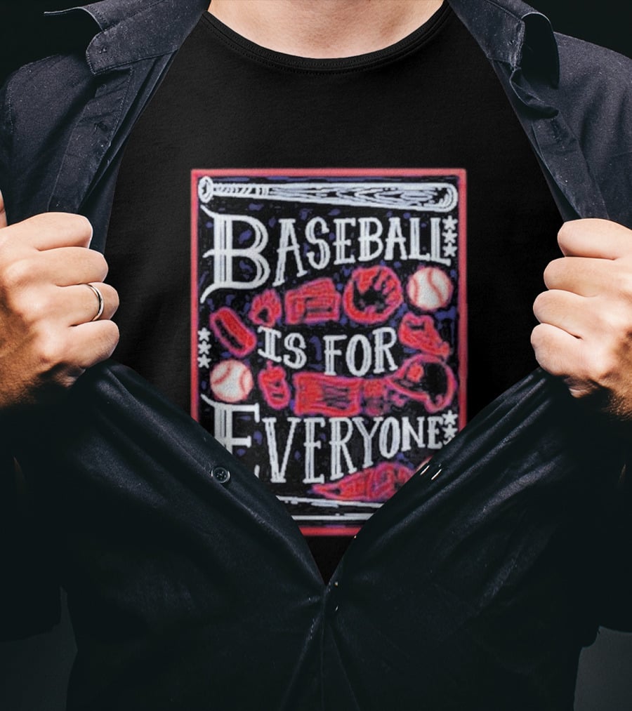 Detroit Tigers 2026 Baseball Is For Everyone Inclusivity And Diversity T-Shirt