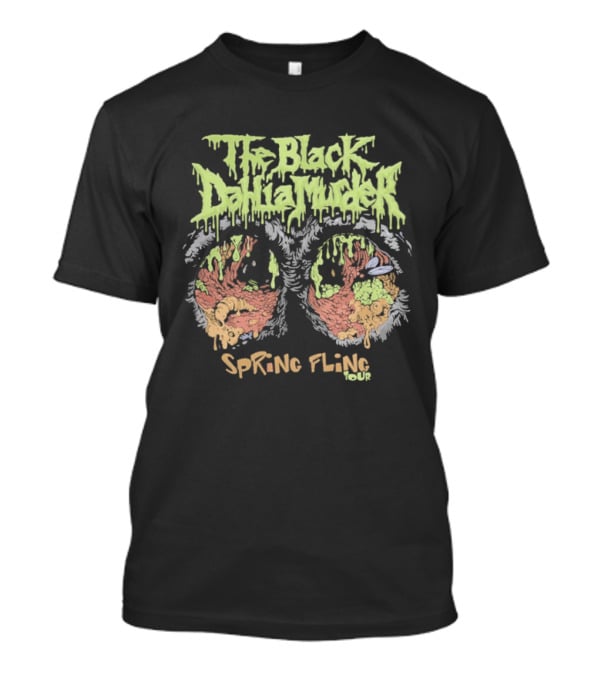 The Black Dahlia Murder Spring Fling Tour Neon Drip T-Shirt