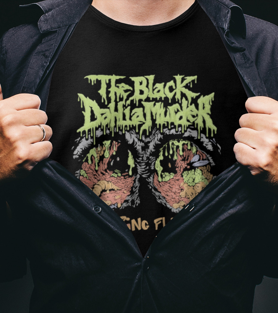 The Black Dahlia Murder Spring Fling Tour Neon Drip T-Shirt