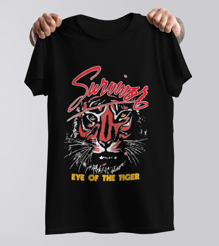 Survivor Eye Of The Tiger Tiger Face T-Shirt