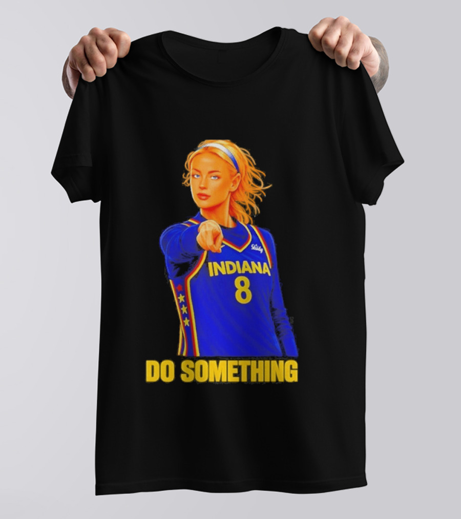 Sophie Cunningham Indiana Fever 8 Do Something T-Shirt