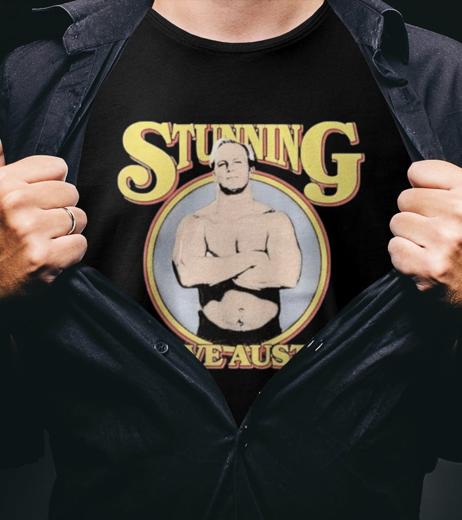 Stunning Steve Austin Professional Wrestling Iconic Pose T-Shirt