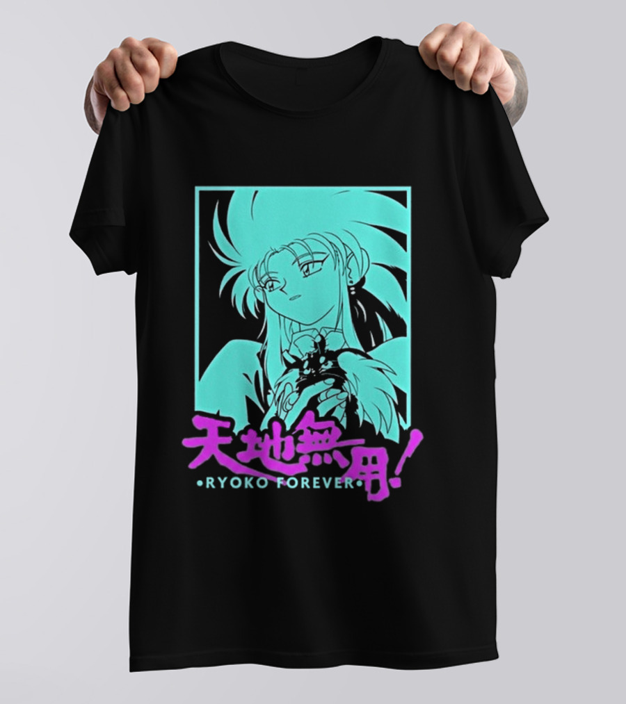 Tenchi Muyo Ryoko Forever Anime Character Illustration Gaming T-Shirt