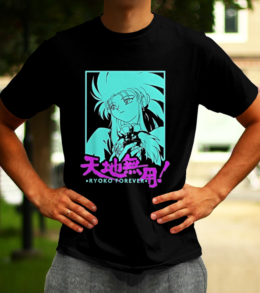 Tenchi Muyo Ryoko Forever Anime Character Illustration Gaming T-Shirt