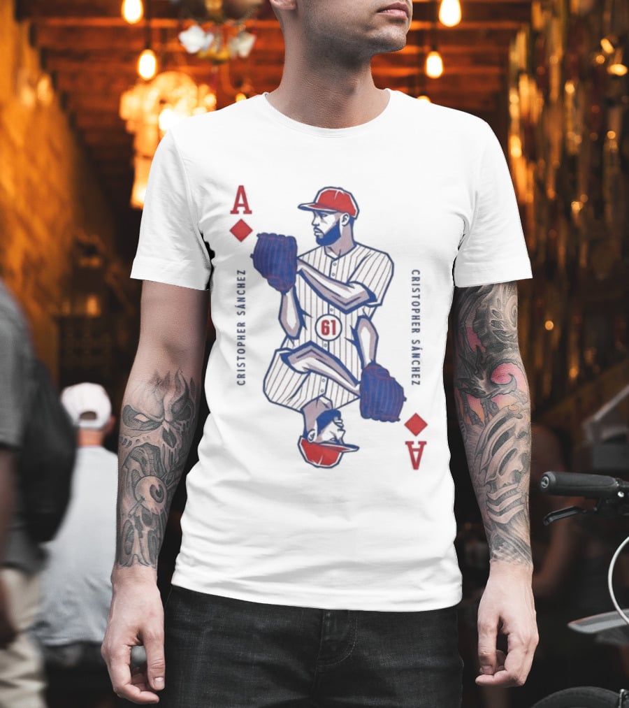 Cristopher Sánchez Ace Of Diamonds Baseball Player T-Shirt