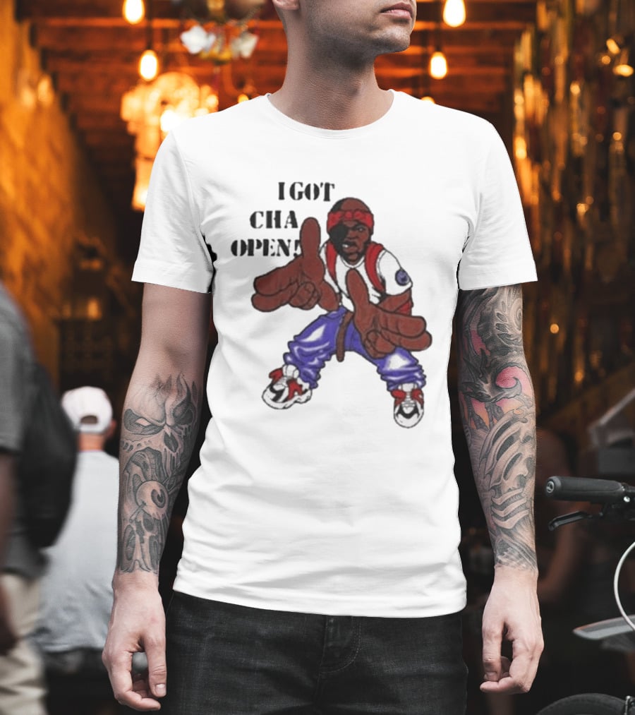 I Got Cha Opin Cartoon Character Graphic Hip Hop T-Shirt