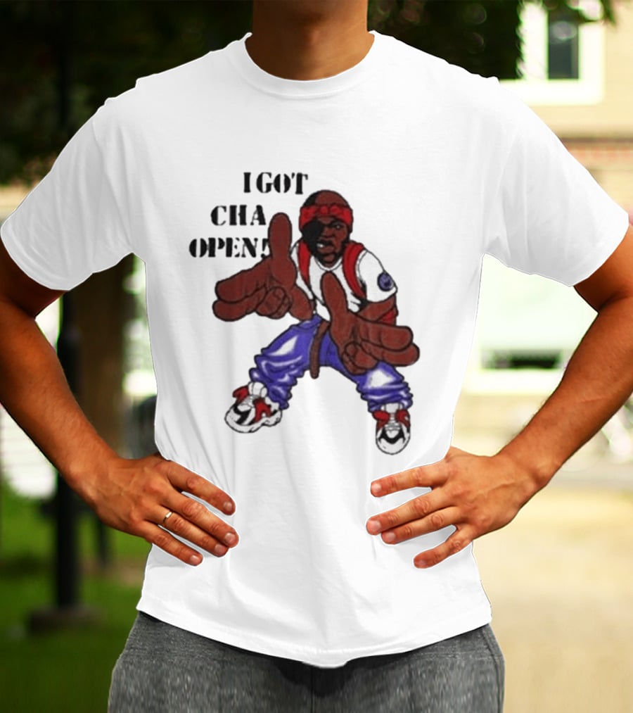 I Got Cha Opin Cartoon Character Graphic Hip Hop T-Shirt