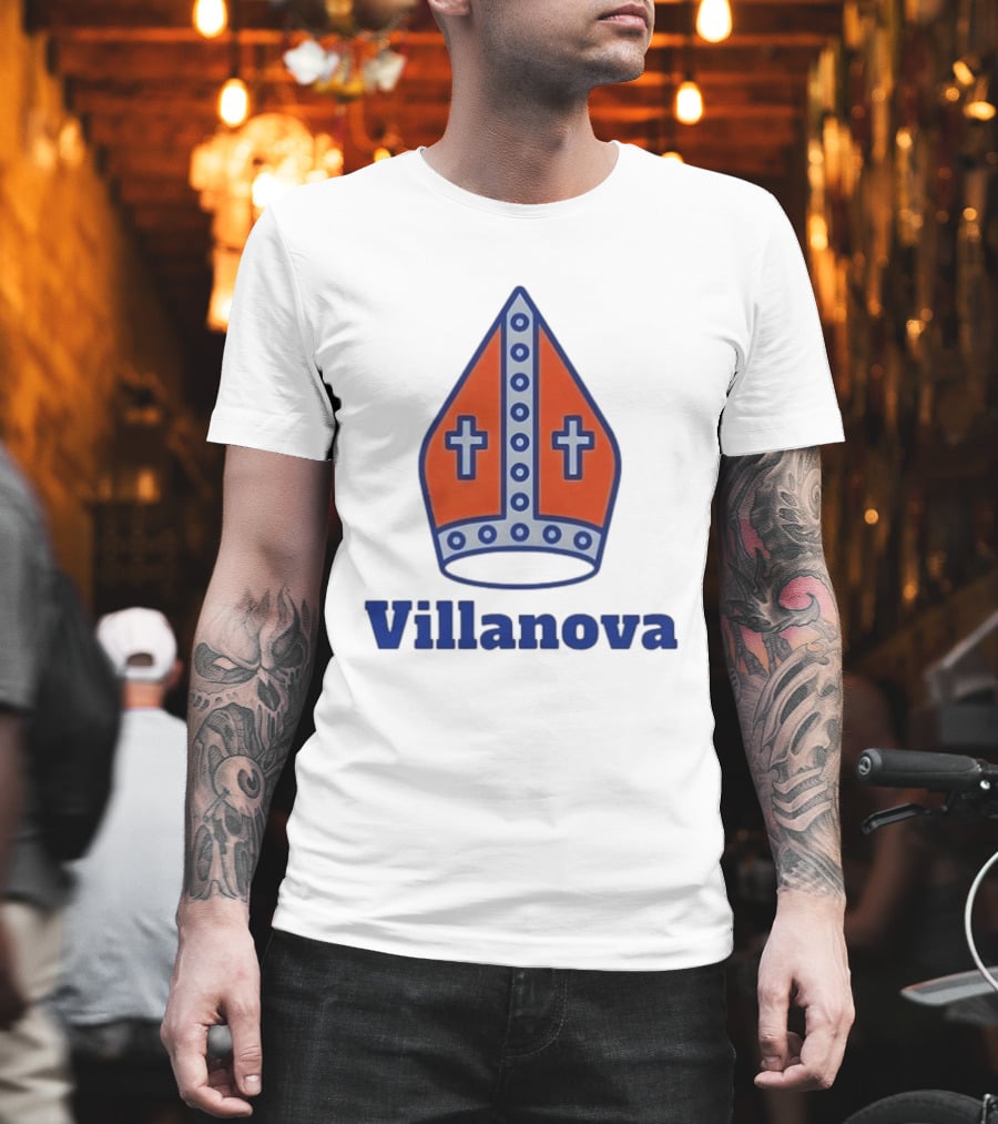 Villanova Nova Knicks Pope New York Basketball NBA 2026 Mashup T-Shirt