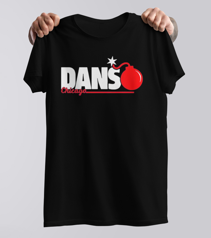 Dans Chicago Bomb Star Red Bomb T-Shirt