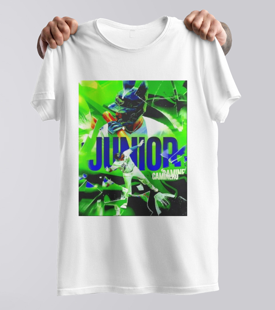 Junior Caminero Tampa Bay Rays La Maxima Baseball Legend T-Shirt