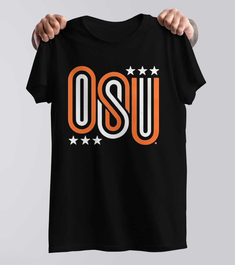 OSU Stars Orange White T-Shirt