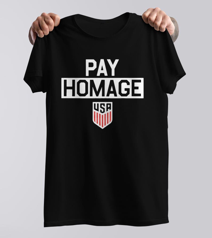 PAY HOMAGE USA Shield T-Shirt