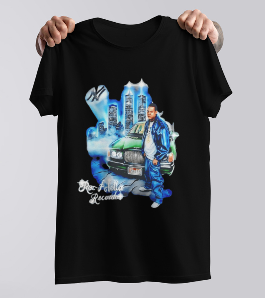 Roc A Fella Records Jay Z Bentley Twin Towers T-Shirt