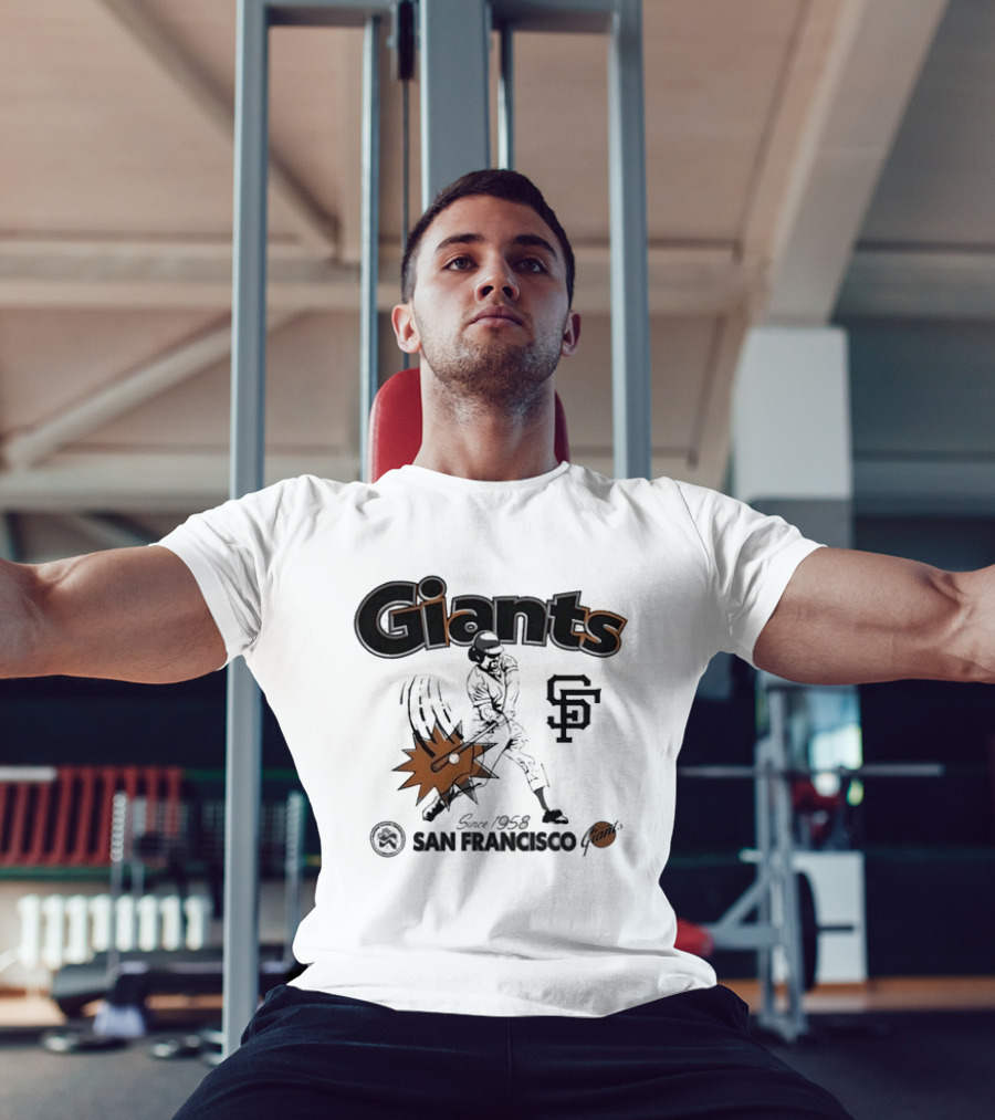 San Francisco Giants Since 1958 National League Centennial Baseball Giants SF T-Shirt