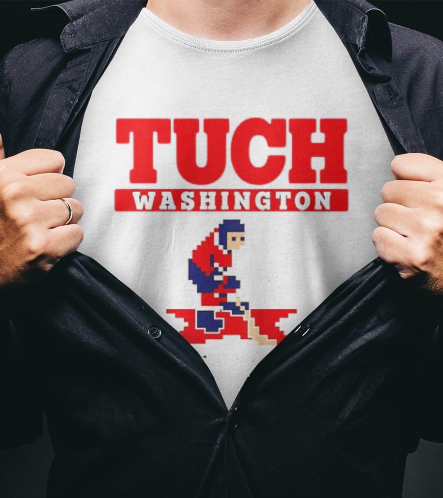 Tuch Washington 89 RW Retro Hockey Pixel T-Shirt