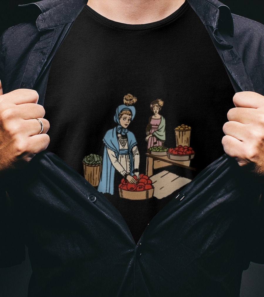 Anxiety Is So Embarrassing Oh No I'm Terrified At The Farmer's Market T-Shirt