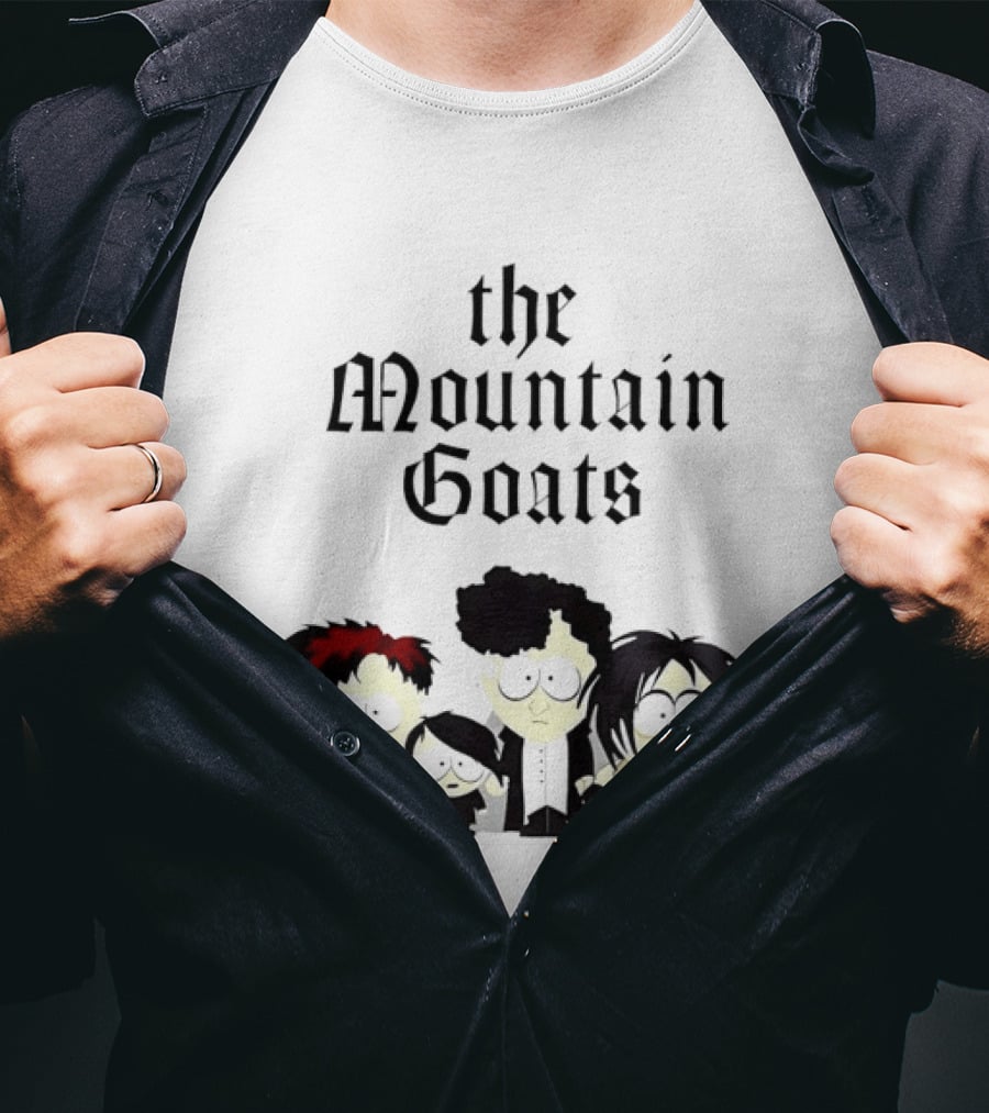 South Park Characters As The Mountain Goats Gothic T-Shirt