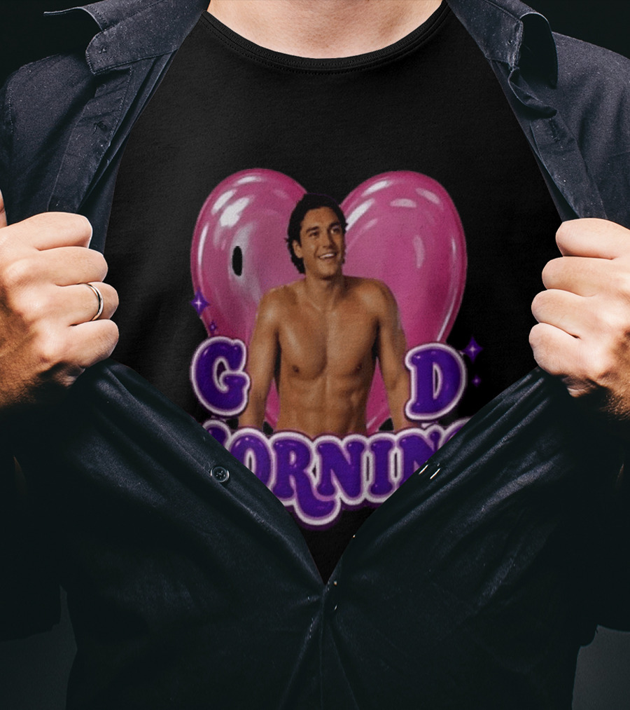 Garrett Graham Good Morning Off Campus Briar U Pink Heart T-Shirt