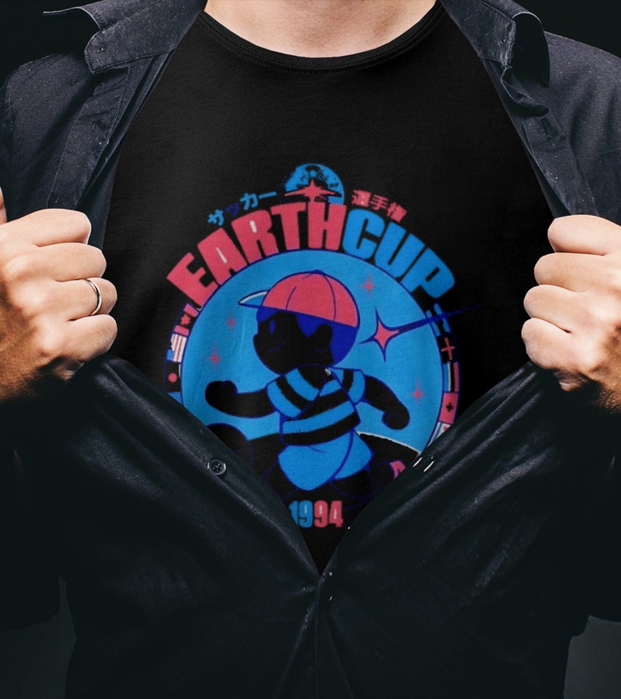 Ness EarthBound EarthCup 1994 Soccer Stars T-Shirt