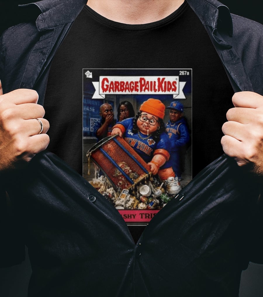 Garbage Pail Kids 267a New York Knicks Trashy Trisha T-Shirt