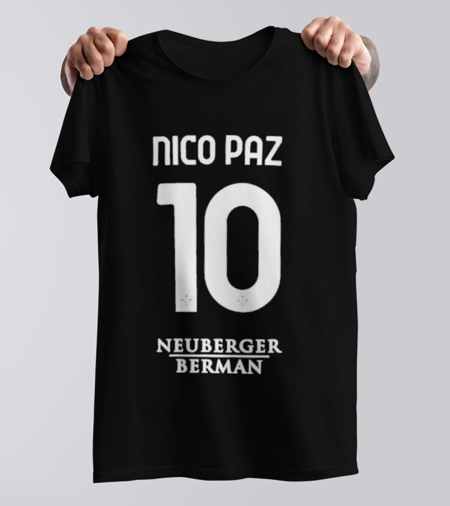 Nico Paz 10 Neuberger Berman Soccer Jersey T-Shirt