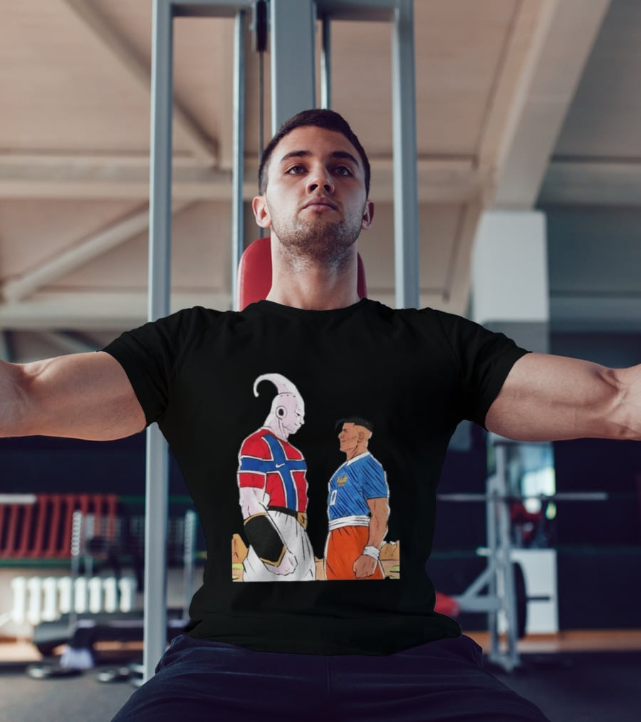 Norway Haaland Versus Mbappe France Dragon Ball Z T-Shirt
