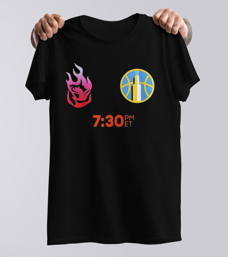 Washington Mystics Chicago Sky 7:30 PM ET Matchup T-Shirt
