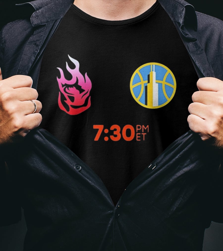 Washington Mystics Chicago Sky 7:30 PM ET Matchup T-Shirt