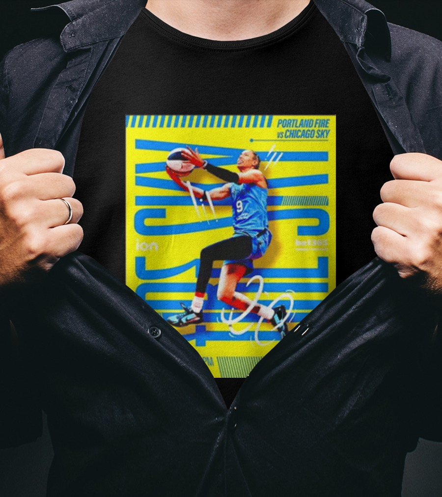 Friday June 26 630PM Wintrust Arena Portland Fire Vs Chicago Sky Basketball Event T-Shirt