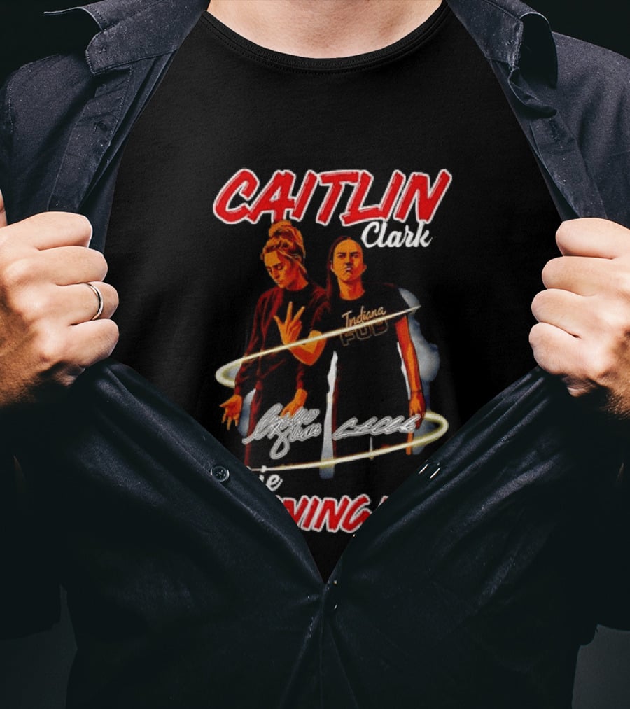 Caitlin Clark Sophie Cunningham Indiana Fever PUD T-Shirt