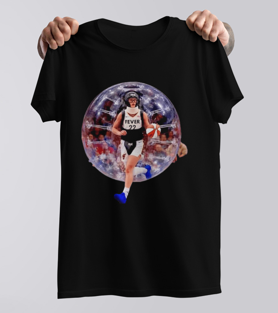 Caitlin Clark Indiana Fever Zorbing Body Ball Sports Fan Novelty T-Shirt
