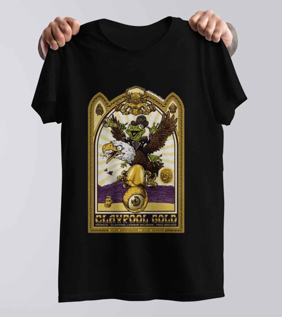 Primus Claypool Lennon Delirium Frog Brigade Dillon Amphitheater 6 28 2026 T-Shirt