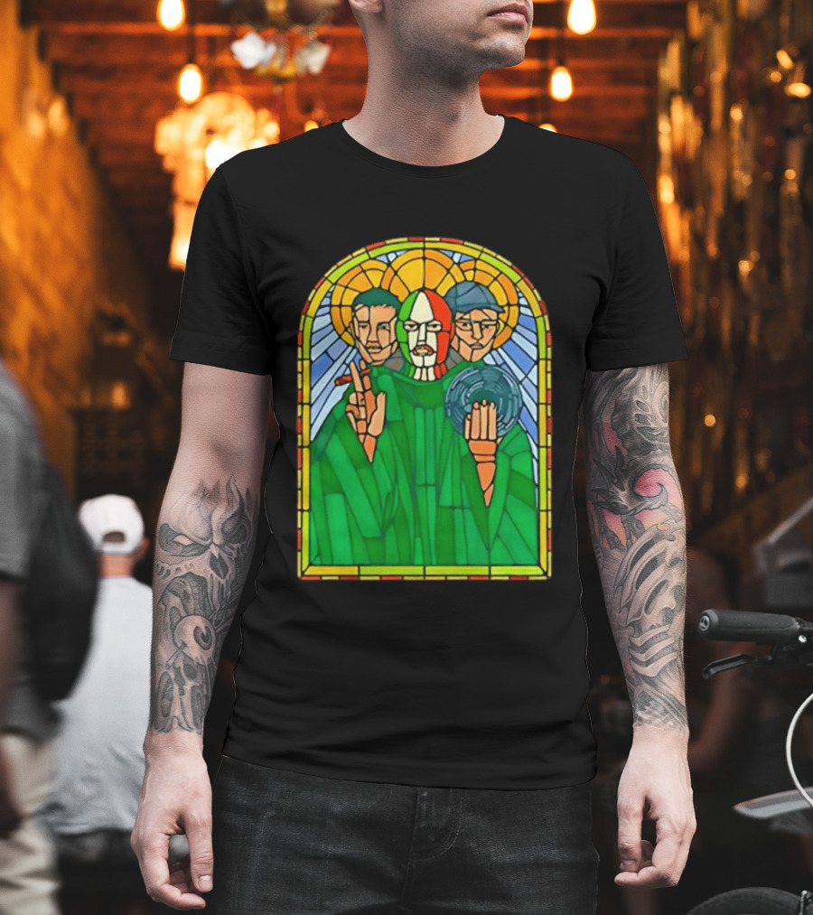 Conor McGregor Khabib Nurmagomedov Dustin Poirier MMA Ultimate Fighting Stained Glass T-Shirt