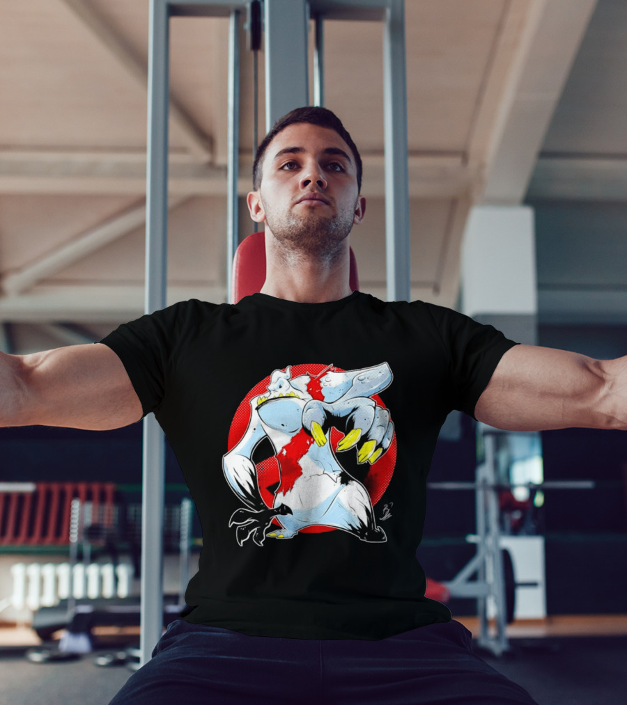 Stay Puft Marshmallow Man Angry Kaiju Ghostbusters Monster Claws T-Shirt