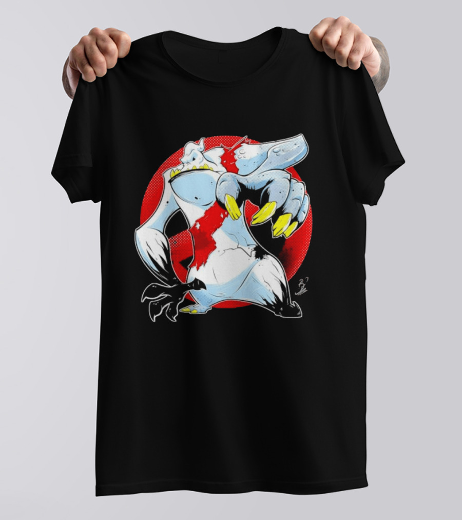 Stay Puft Marshmallow Man Angry Kaiju Ghostbusters Monster Claws T-Shirt