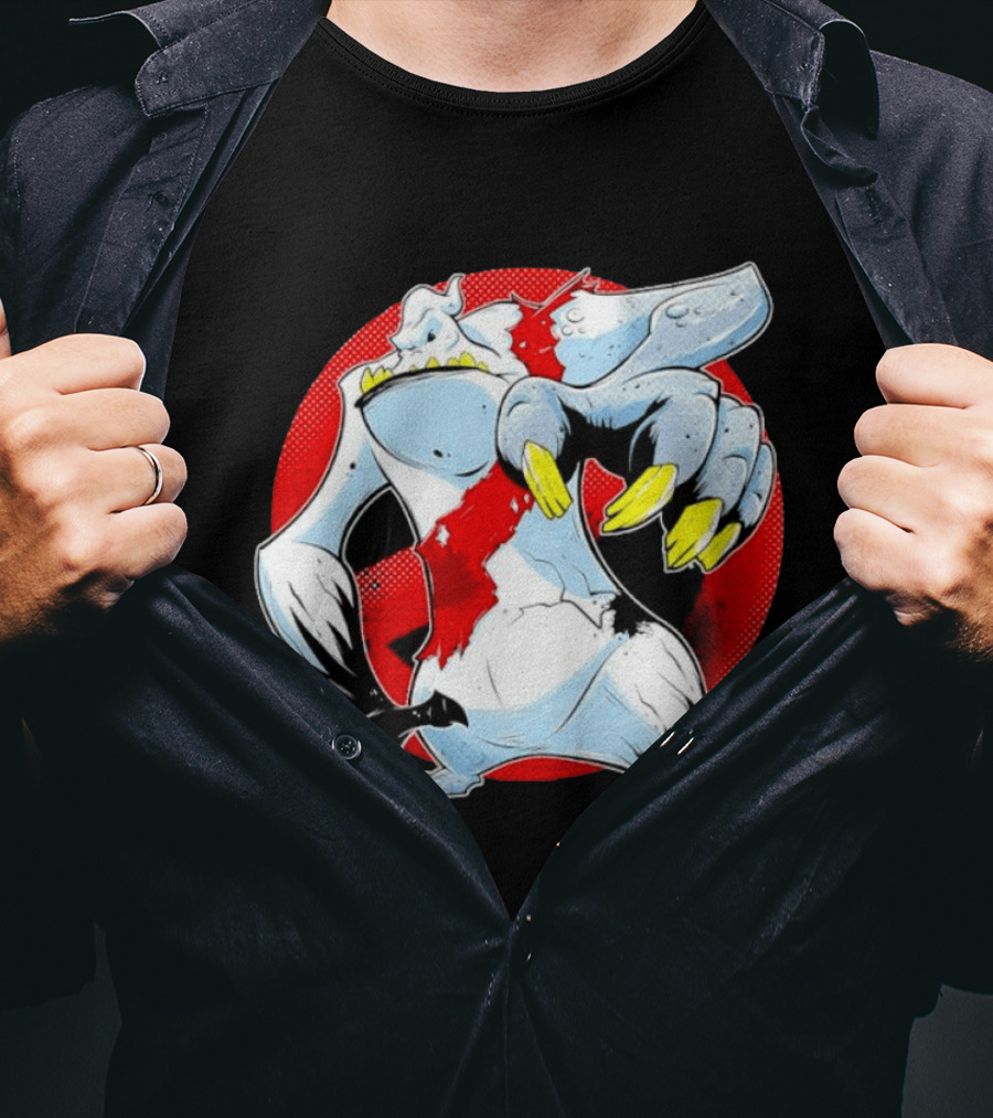 Stay Puft Marshmallow Man Angry Kaiju Ghostbusters Monster Claws T-Shirt