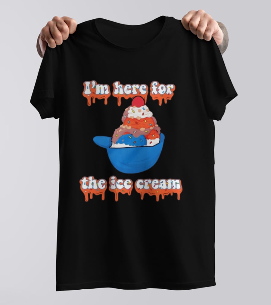 I'm Here For The Ice Cream New York Mets Baseball T-Shirt