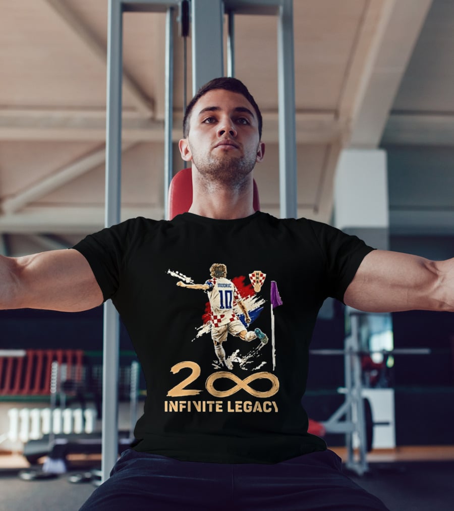 Luka Modric Croatia National Team 200 Infinite Legacy 10 T-Shirt