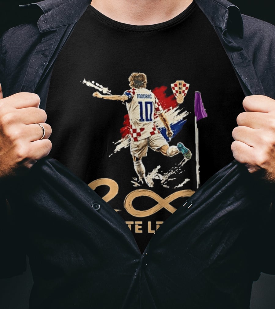 Luka Modric Croatia National Team 200 Infinite Legacy 10 T-Shirt