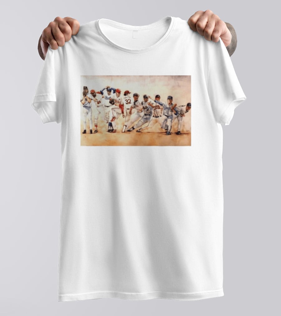 Carlton 32 Philadelphia Baseball Legend MLB Players Painting T-Shirt