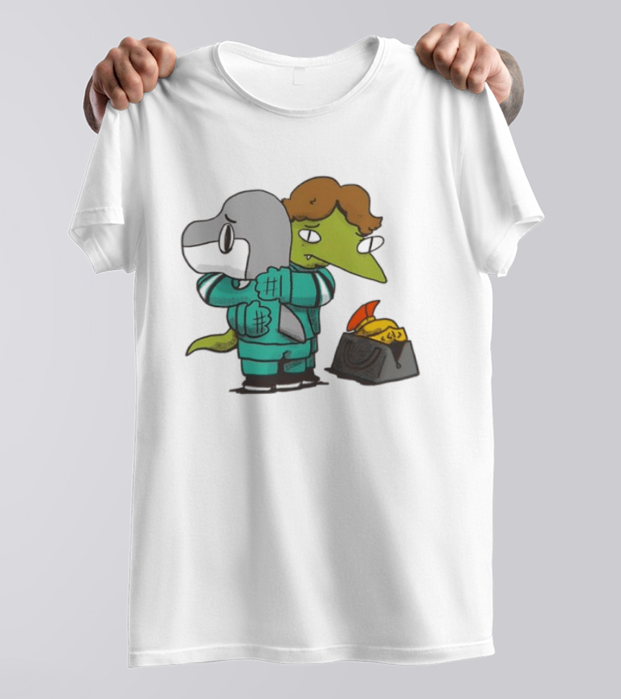 Macklin Celebrini San Jose Sharks NHL Hugging Hockey Characters T-Shirt