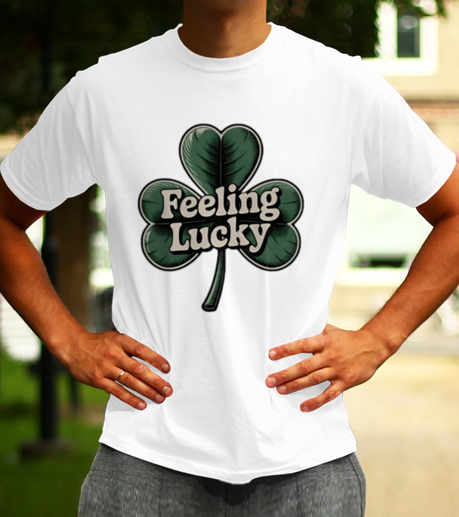 Feeling Lucky Shamrock St. Patrick's Day Clover T-Shirt
