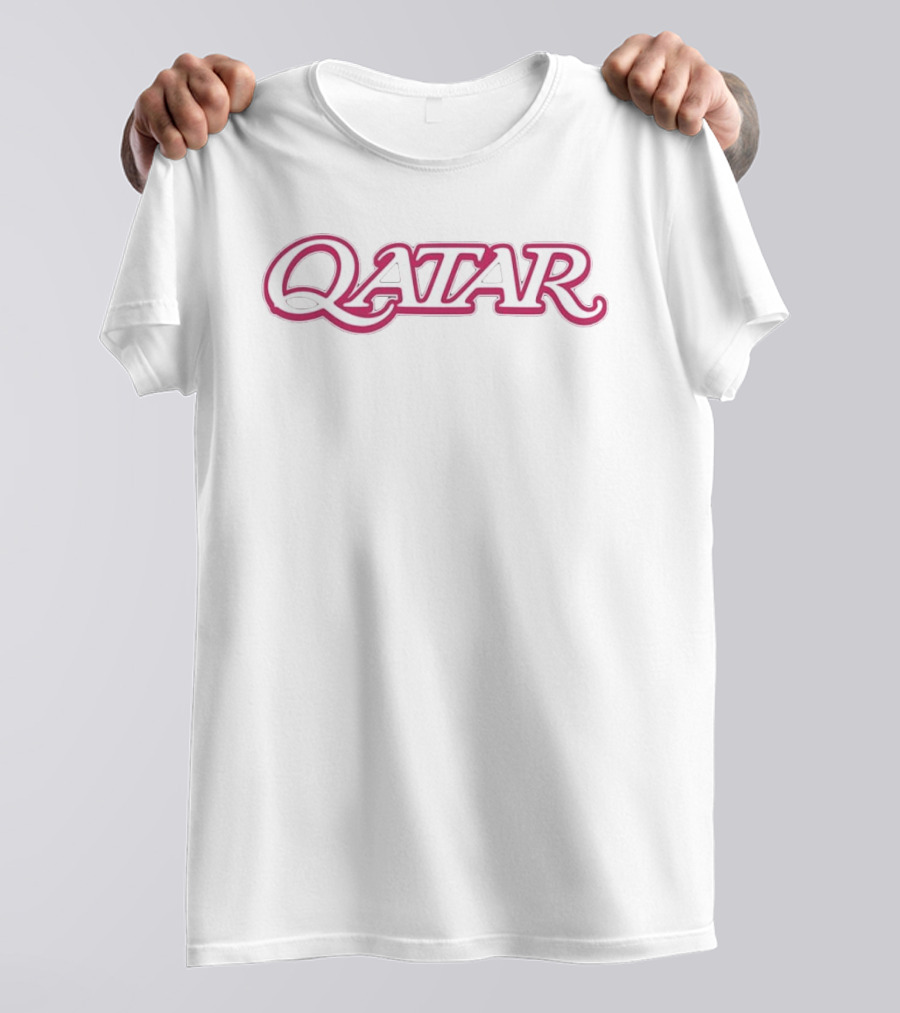 Qatar National Football Team Flag T-Shirt