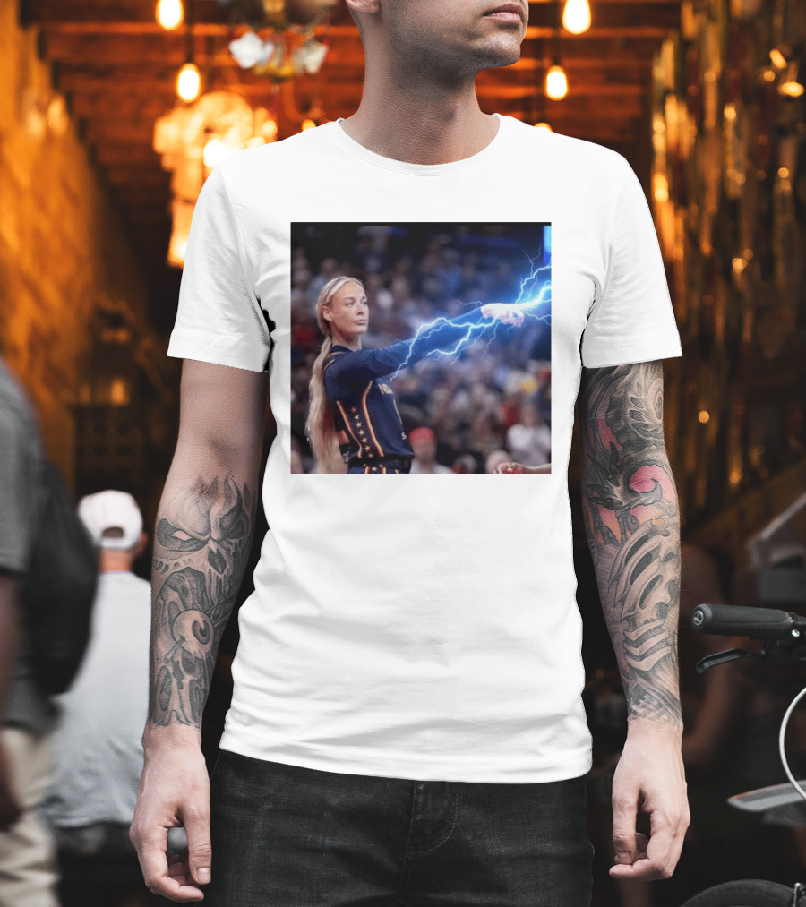 Sophie Cunningham Lightning Power Basketball Stars T-Shirt