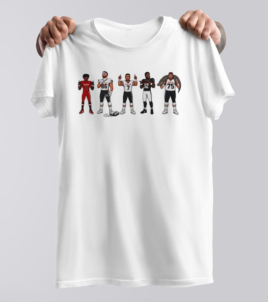 Tank Dell Dalton Schultz CJ Stroud Nico Collins Jarrett Patterson Houston Texans Team Players T-Shirt