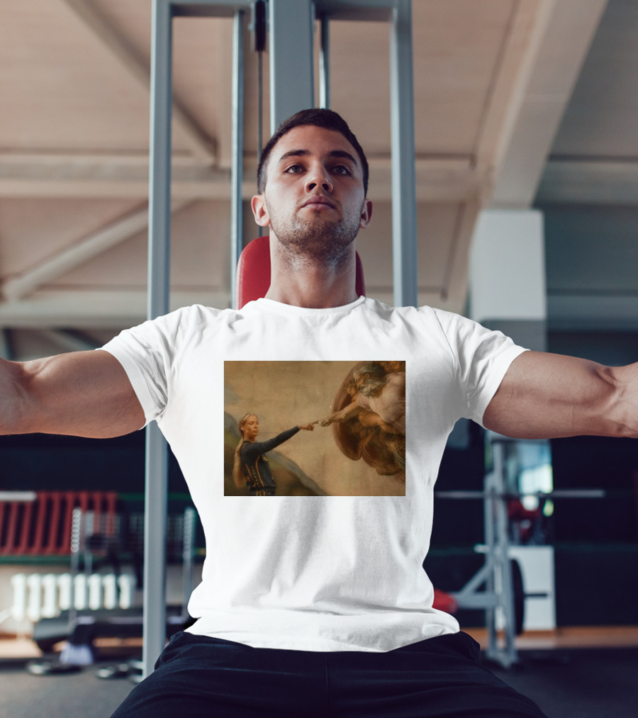 Creation Of Adam Indiana Fever Basketball Player T-Shirt