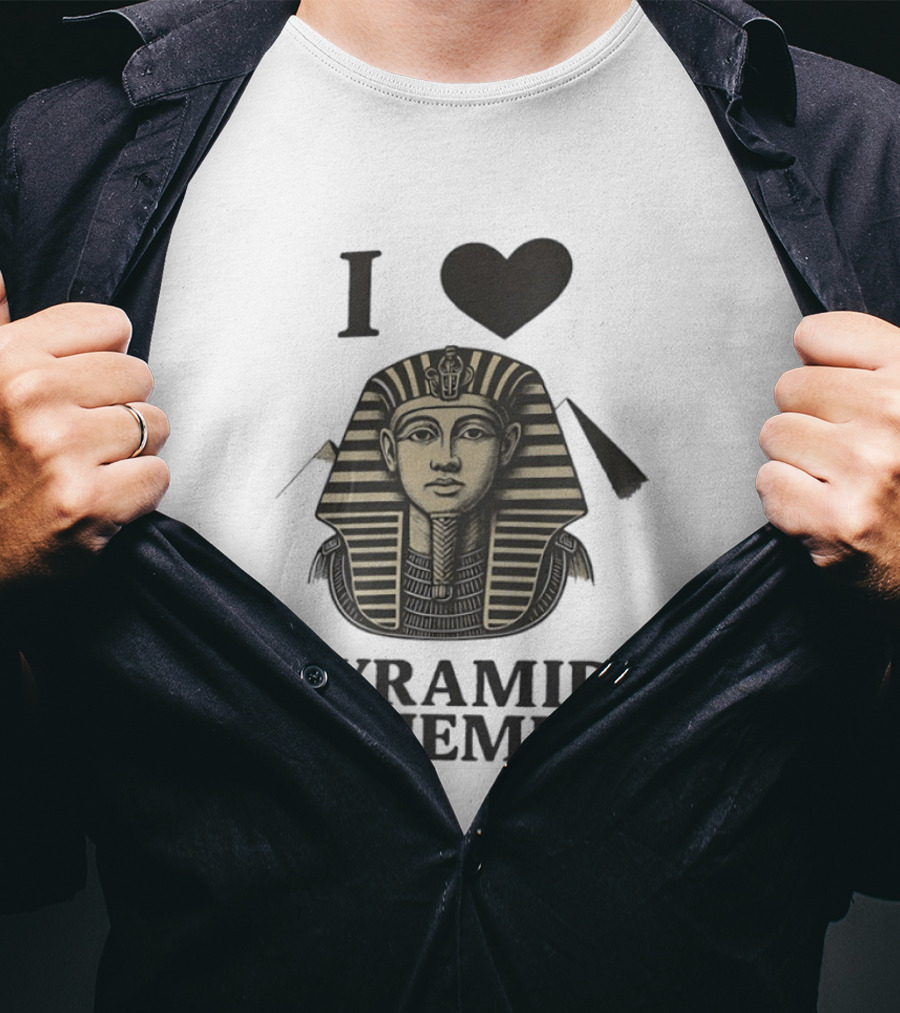 I Love Pyramid Schemes Pharaoh Head Egypt T-Shirt