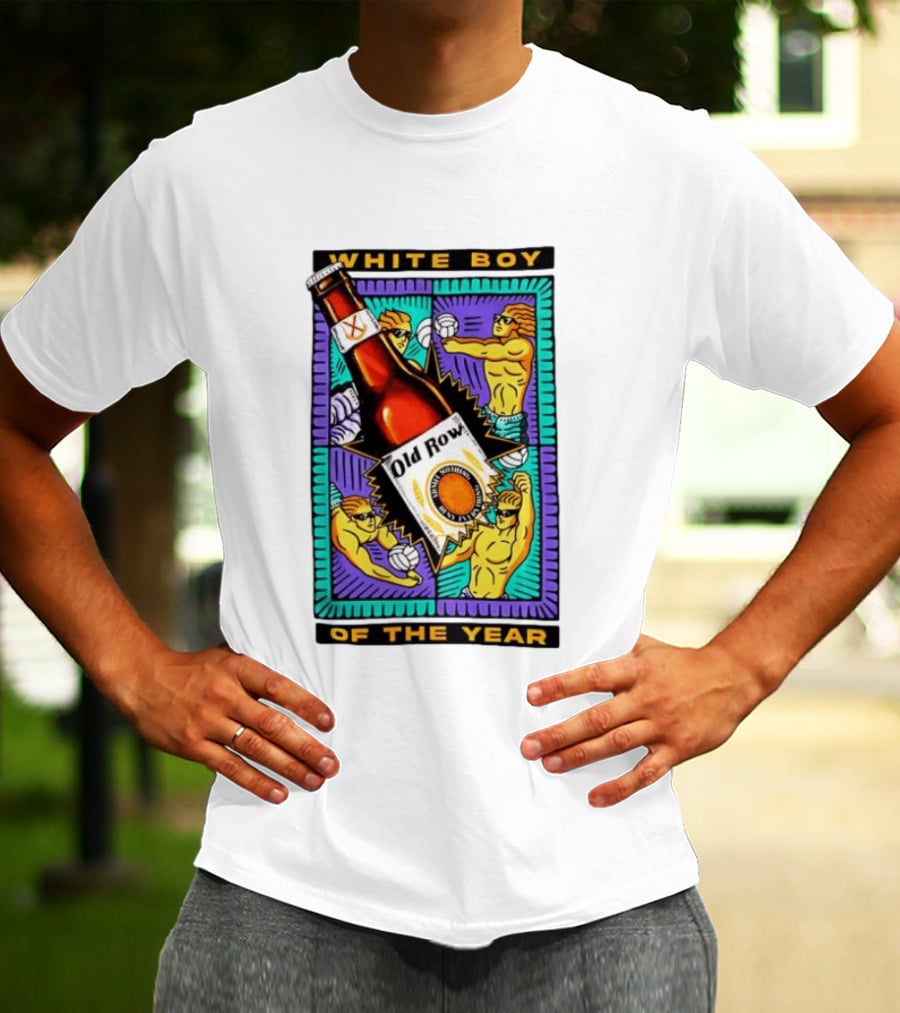 White Boy Of The Year Old Row Admit Nothing Deny Everything Volleyball T-Shirt