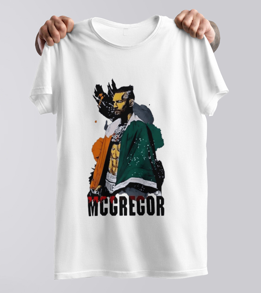 McGregor Irish Flag Warrior In The Cage T-Shirt